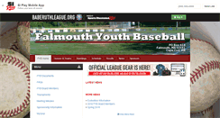 Desktop Screenshot of falmouthyouthbaseball.org